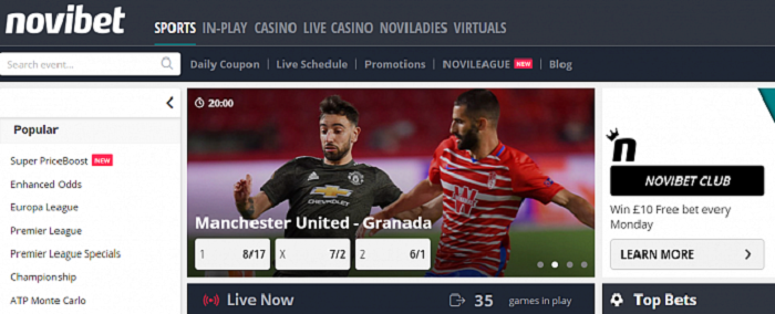 Hướng dẫn cách chơi cá cược tại Novibet