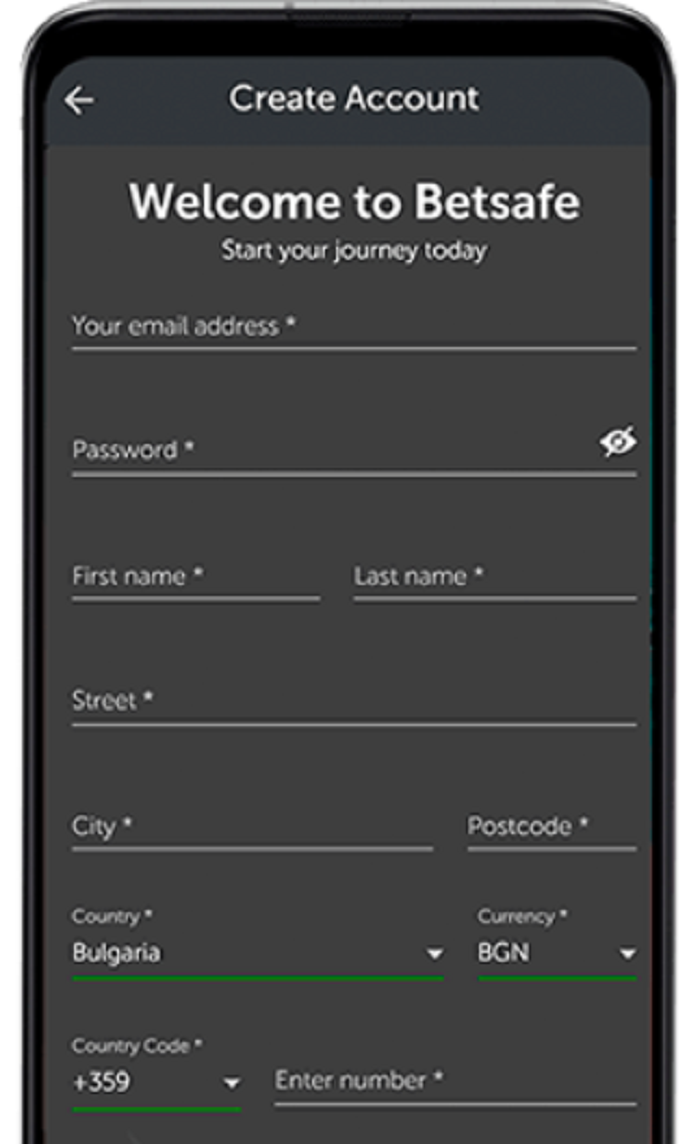 Đăng ký dễ dàng trên điện thoại di động