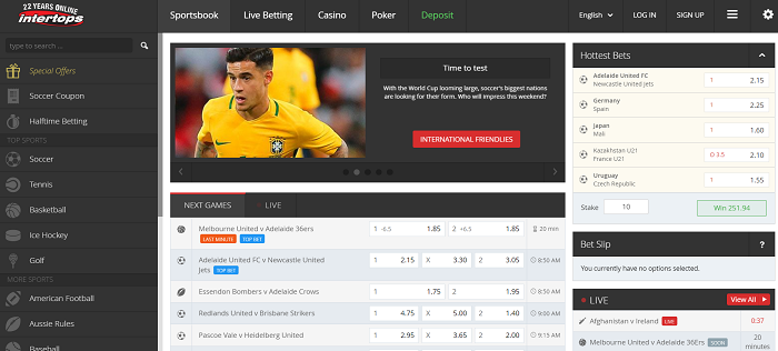 Intertops bảo mật thông tin người chơi tuyệt đối