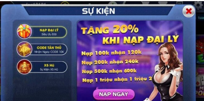 Khuyến mãi khủng cho người chơi