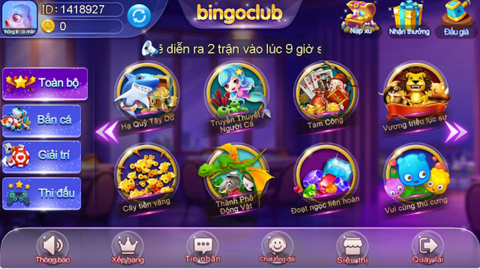 Ưu đãi lớn khi tham gia tại Bingo Club