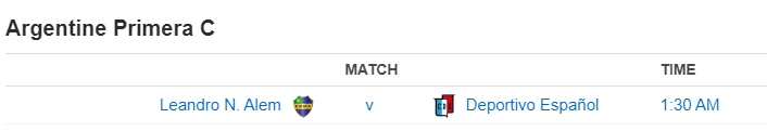 Argentine Primera C