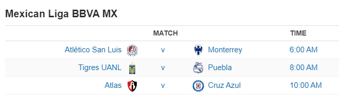 Mexican Liga BBVA MX