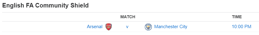 English FA Community Shield