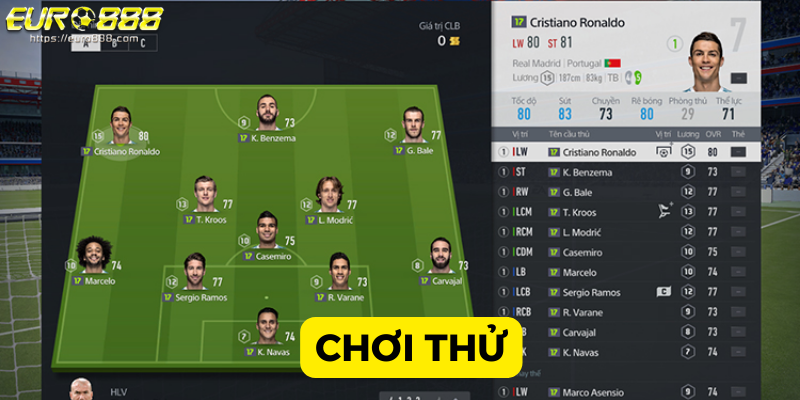 huong dan choi fifa online 4 (5) Luyện tập thử để chơi fifa online 4